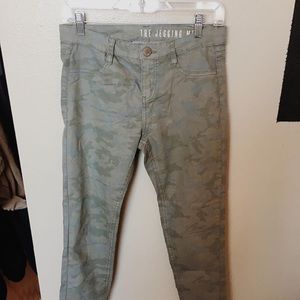 Army printed jeggings